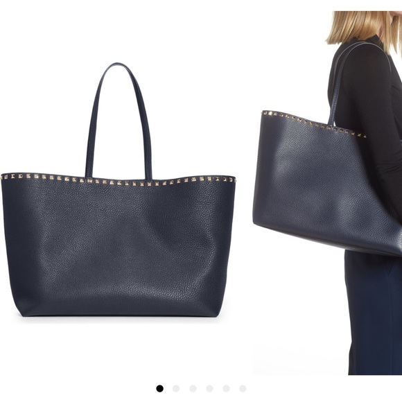 Valentino Rockstud Leather tote - Picture 2 of 2